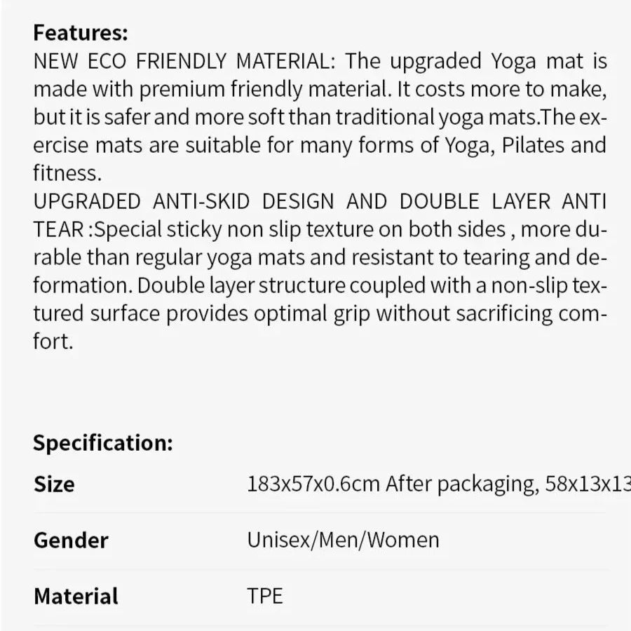 Eco Friendly Non-Slip Mat