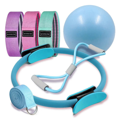 Pilates Ring & Ball Kit – 7-Piece Home Set