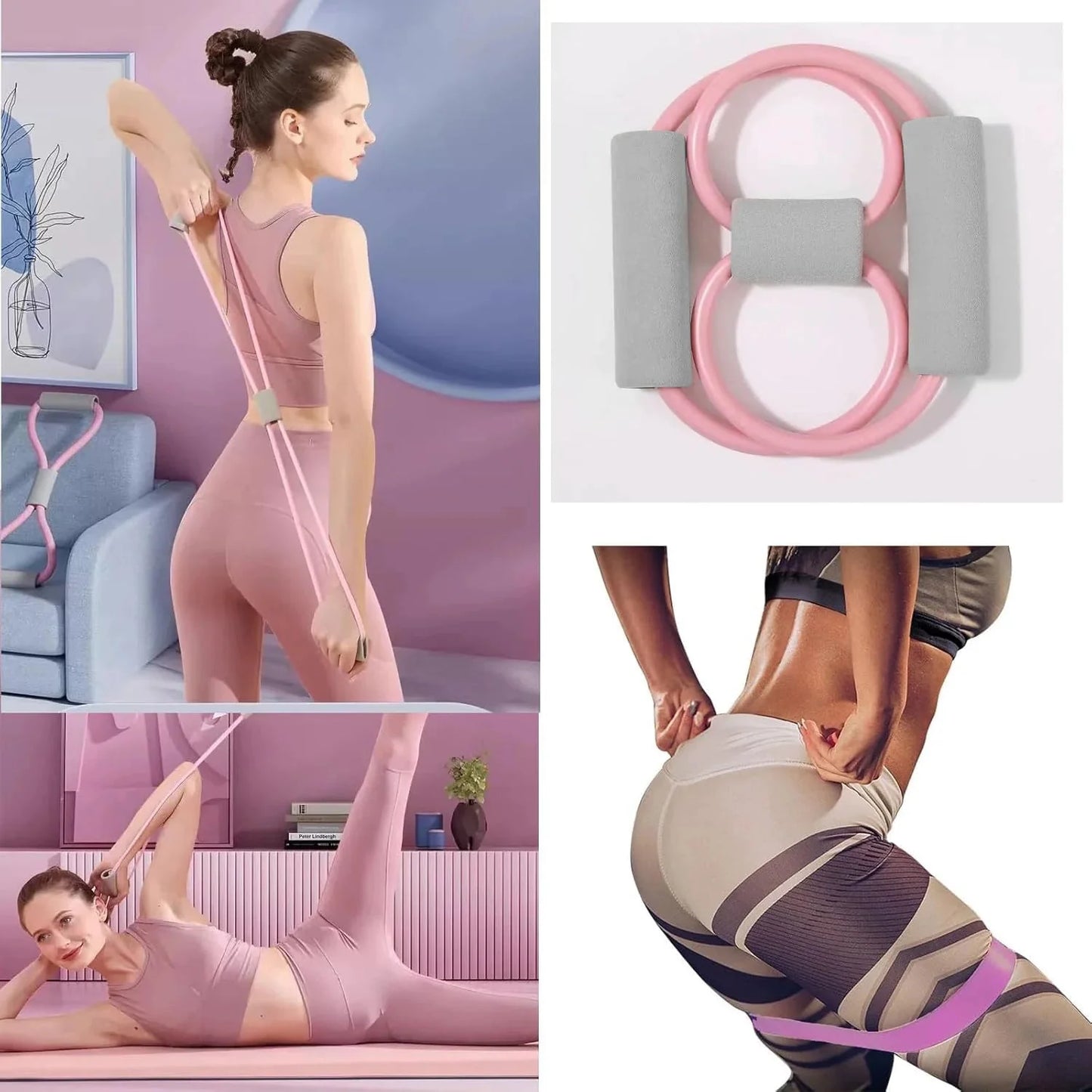 Pilates Ring & Ball Kit – 7-Piece Home Set